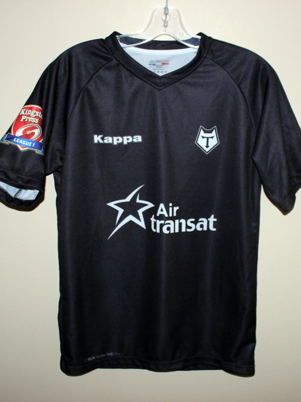 unworn Toronto Wolfpack 2017 Rugby League shirt Kappa jersey Air Transat Canada